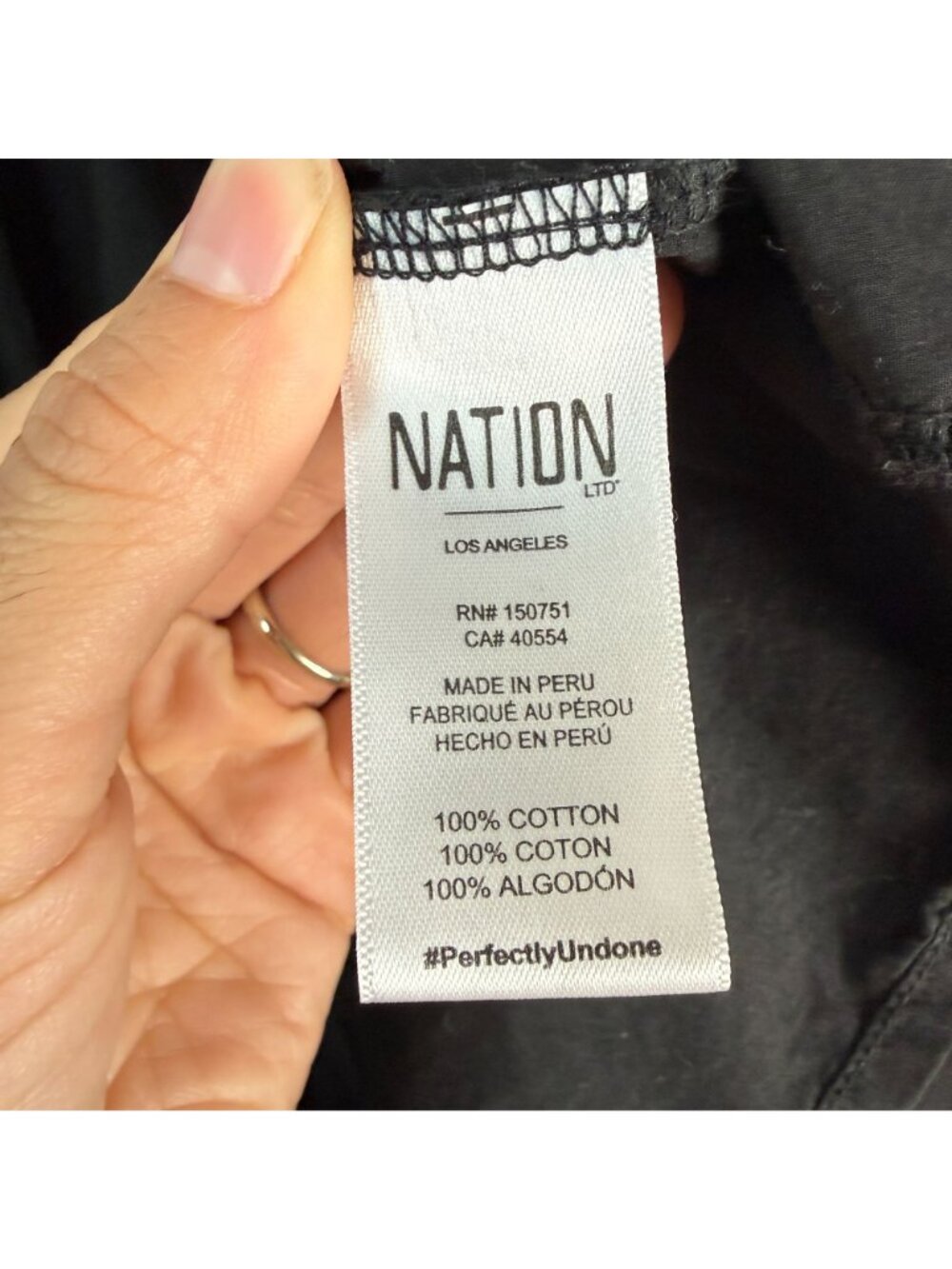 Nation LTD Sissy Tiered Ruffle Sleeve Midi Dress Jet Black Size L Minimalist - Picture 8 of 9